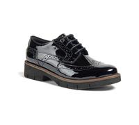 Pod Kacey Leder Damen Schwarz Brogues Schuhe EU 40,5 / UK 7