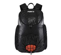 POINT3 Basketball Backpack Road Trip 2.0 Bag with Drawstring for Soccer Volleyball & More Compartments for Shoes Water & Clothes Water Resistant