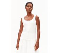 POINTELLE TOP | 100% Bio-Baumwolle - weiss (XS)