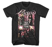 Poison Talk Dirty to Me Vintage Men's T Shirt Rock Band Photo Album Tour Tee