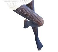 POIUIYQA Sexy G Letter Damen Strumpfhose Schwarz Netzstrumpfhose Spitze aushöhlen gemusterte Strumpfhosen Frauen Jk Pattern StrüMpfe Netzstrümpfe Mit Hoher Taille