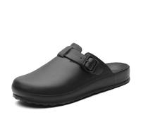 POIUIYQA Ultraleichter, Antibakteriall, Rutschfester Sicherheitstrainer, ideal für Krankenhaus-, Gesundheits-, Küchen- und Reinigungspersonal, Eva Weiß, Weiß Eva, 40 EU