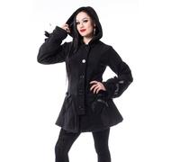 Poizen Industries Alison Coat Frauen Kurzmantel schwarz XL 100% Polyester Industrial