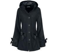 Poizen Industries Alison Coat Kurzmantel schwarz in 5XL