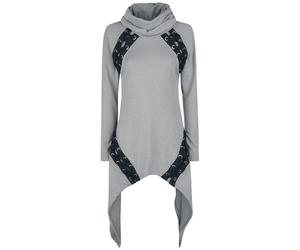 Poizen Industries Hazard Dress Kurzes Kleid grau in XL