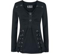 Poizen Industries Reef Top Langarmshirt schwarz in XL