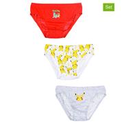 Pokémon 3er-Set: Slips "Pokemon" in Rot - Größe 98/104 | Kinder Waesche