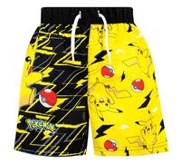 Pokemon Badehose Jungen | Pikachu Badehose Für Jungen | Pokeball Schwimmshorts Kinder | Badeshorts Pikachu | 128