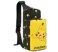 Pokemon Bauchtasche Kinder Jungen Pikachu Umhängetasche Kinder Teenager Gürteltasche - Geschenk Tasche für Jungen