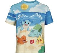 Pokémon Beach Day Frauen T-Shirt Multicolor Fan-Merch, Gaming, Pikachu