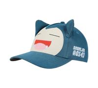 Pokémon Big Face Snorlax Mütze für Erwachsene, blau, traditionell, verstellbar, Pokémon Big Face Snorlax, Einheitsgre