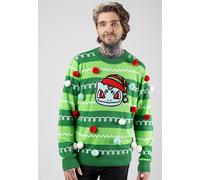 Pokémon - Bulbasaur Xmas Knit - Pullover - Grün - M - 50% Baumwolle, 50% Polyacryl Grün M