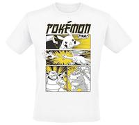 Pokémon Cartoon Männer T-Shirt weiß XXL