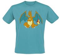 Pokémon - Charizard Turquoise T-Shirt - XXL