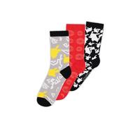Pokémon Crew Unisex Socken multicolor EU 39-42