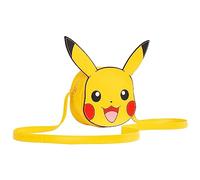 Pokemon Crossbody Umhängetasche für Kinder | Brusttasche mit langem Gurt und 3D-Pikachu-Design | Crossbody Bag Schultertasche klein Mädchen Teenager für Reisen oder Geschenk