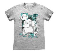 Pokémon Enton Männer T-Shirt grau S 85% Baumwolle, 15% Viskose Fan-Merch, Gaming