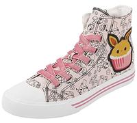 Pokémon Evoli - Cupcake Sneaker high rosa weiß in EU38