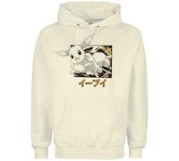 Pokémon Evoli Evolutionen Katakana Kapuzenpullover natur in XXL