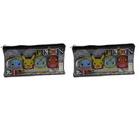 Pokémon Federmäppchen mit Schulmaterial, Bleistift, Lineal, Radiergummi, Mehrfarbig, offizielles Produkt (CyP Brands)