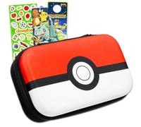 Pokemon Federmäppchen-Set - Videospiel-Schulbedarf-Set mit Pokeball-Federmäppchen, Lesezeichen, Aufklebern, mehr | Pokemon Schreibwaren-Set für Kinder, Jungen, Mädchen, Kleinkinder