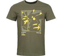 Pokémon Green Pikachu T-Shirt dunkelgrün in M
