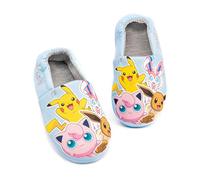 Pokemon Hausschuhe Mädchen Kinder Pikachu Sylveon Eevee Blaue Schuhe Müßiggänger 30