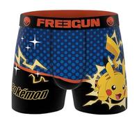Pokemon Herren-Boxershorts, FREEGUN aus Polyester, weiß oder beige