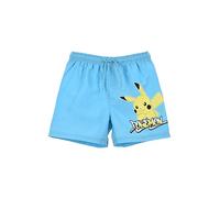 Pokemon Jungen Bermudashorts, Pikachu Badeshorts, Kinder Badehose, Größe 10 Jahre | Blau