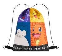 Pokemon Jungen Kordelzug Turnbeutel, Schwimmtasche Kinder Gym Bag Sporttasche - Jungs Geschenke Pikachu (Mehrfarbig)