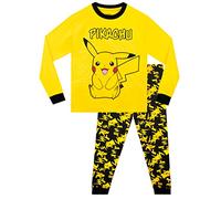 Pokemon Jungen Schlafanzug Pikachu, Mehrfarbig, 128 (Herstellergröße: 7 - 8 Jahre)