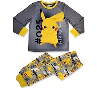 Pokémon Jungen Super Soft Unterteile Pyjama-Set 3-10 Jahre, grau, 3-4 Years