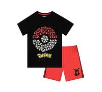 Pokemon Jungen T-Shirt und Short Set Pikachu Mehrfarbig 128