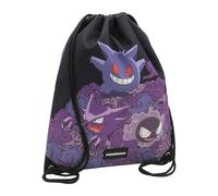 Pokemon - Junior Sack Rucksack, Gengar Design, mit verstellbaren Griffen, Rucksack, Schwarz, Offizielles Produkt (CyP Brands)