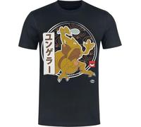 Pokémon Kadabra Männer T-Shirt schwarz XL 100% Baumwolle Fan-Merch, Gaming