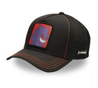 Pokemon Kappe für Damen und Herren, Trucker-Kappe, verstellbar durch Snapback, Schwarz/Rot/Violett, One size