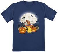 Pokémon Kids - Pikachu - Halloween T-Shirt dunkelblau in 140