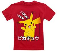 Pokémon Kids - Pikachu Pika, Pika! T-Shirt rot in 128