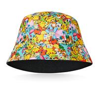 Pokémon Kinder Baseball Cap Snapback Kappe Jungen Bucket Hat Mützen Fischerhut Jungen Mädchen Fischermütze Anglerhut Sonnenhut Pikachu (Mehrfarbig Fischerhut), Einheitsgröße