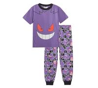 Pokémon Kinder- und Teenager-Schlafanzug Jungen, Mädchen, Kurzarm-T-Shirt mit langen Hosen Pjs, 5-6 Years