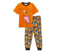 Pokémon Kinder- und Teenager-Schlafanzug Jungen und Mädchen Kurzarm-T-Shirt mit langen Hosen Pjs, 13-14 Years