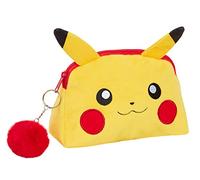 Pokemon Kulturbeutel Pikachu Plüsch Make Up Tasche Kosmetik Kulturbeutel Federmäppchen, gelb, Einheitsgröße, Kosmetiktasche