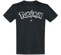 Pokémon Logo Männer T-Shirt schwarz XL 100% Baumwolle Fan-Merch, Gaming, Nintendo, Pikachu