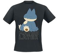 Pokémon Munchlax - Maybe Later T-Shirt schwarz in S
