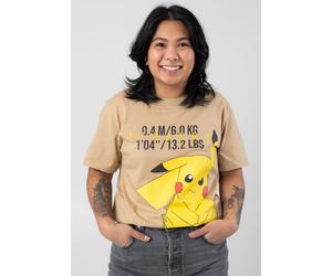 Pokémon - Pikachu Beige - T-Shirt - Beige - S - 100% Baumwolle Beige S