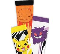 Pokémon Pikachu Glumanda Gengar Socken Socken multicolor in EU 43-46