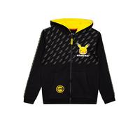 Pokémon Pikachu Kapuzenpullover | Pikachu Kapuzenpullover Jungen | Hoodie Für Jungs | Schwarz 152