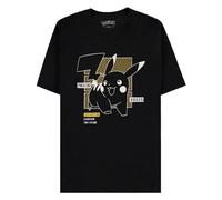 Pokemon Pikachu Line Art T-Shirt Size S