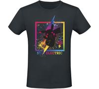 Pokémon Pikachu - Regenbogen T-Shirt schwarz in XL