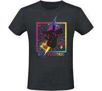 Pokémon Pikachu - Regenbogen T-Shirt schwarz in L
